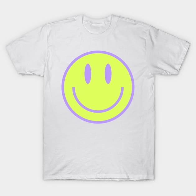 Smiley Face in Green T-Shirt by emilykroll